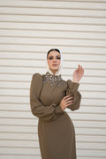 Majesty Dress - Olive