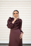 Valentina Dress - Deep Burgundy