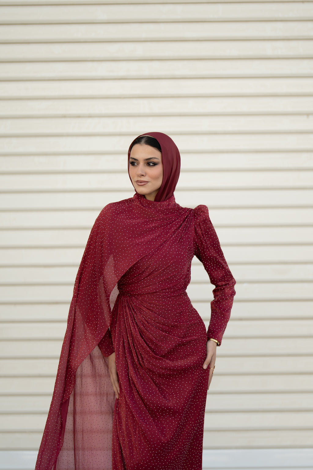 Vivienne Dress - Burgundy
