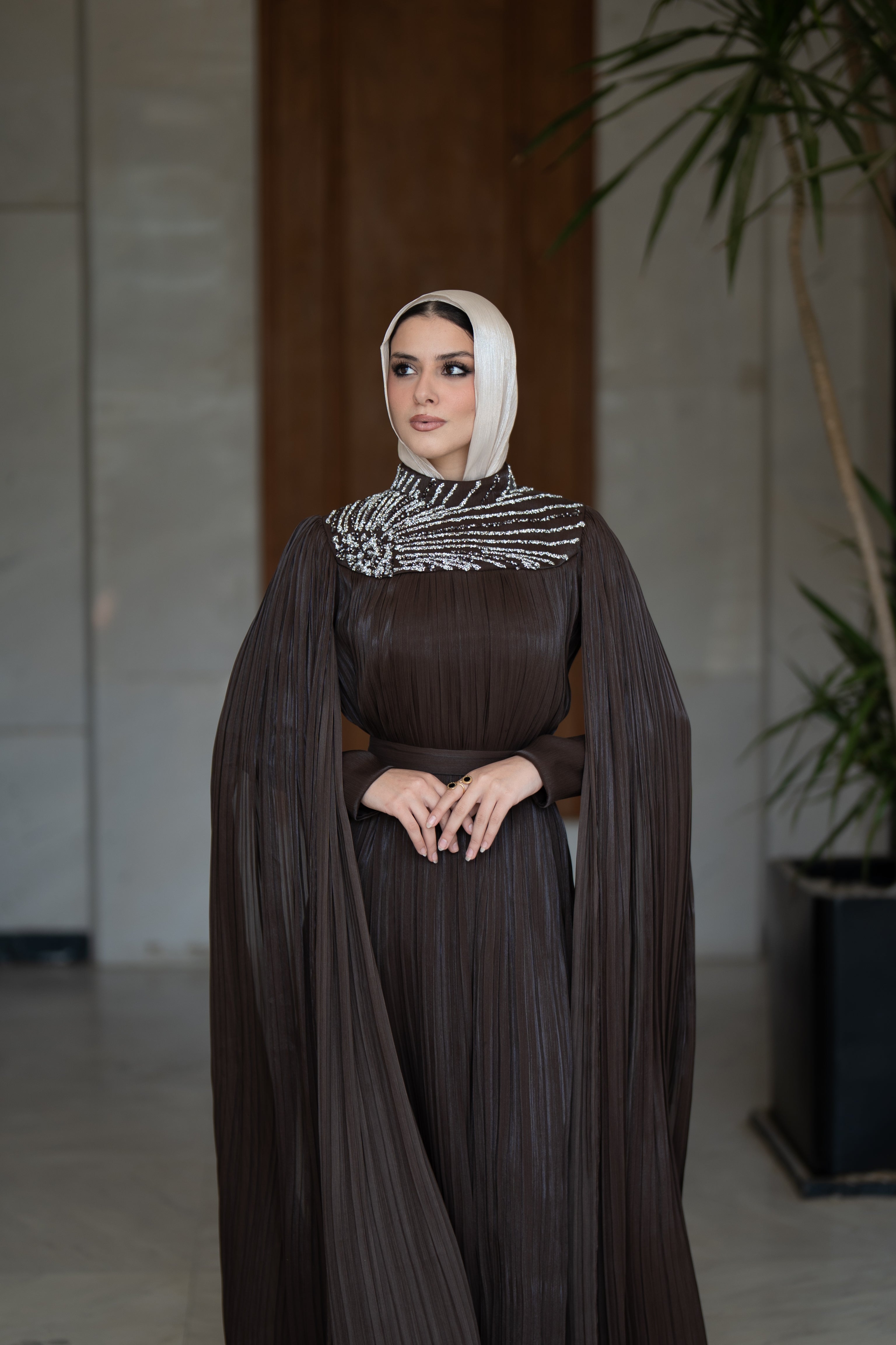 Nadia Dress - Chocolate Brown