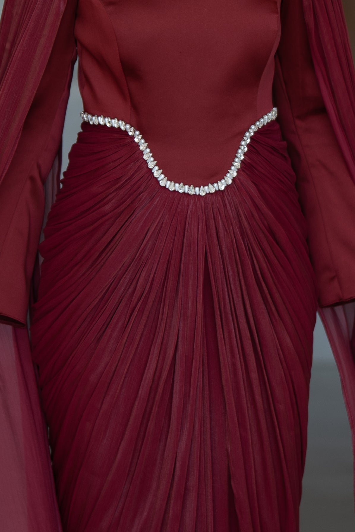 Sala Dress- Dark Red