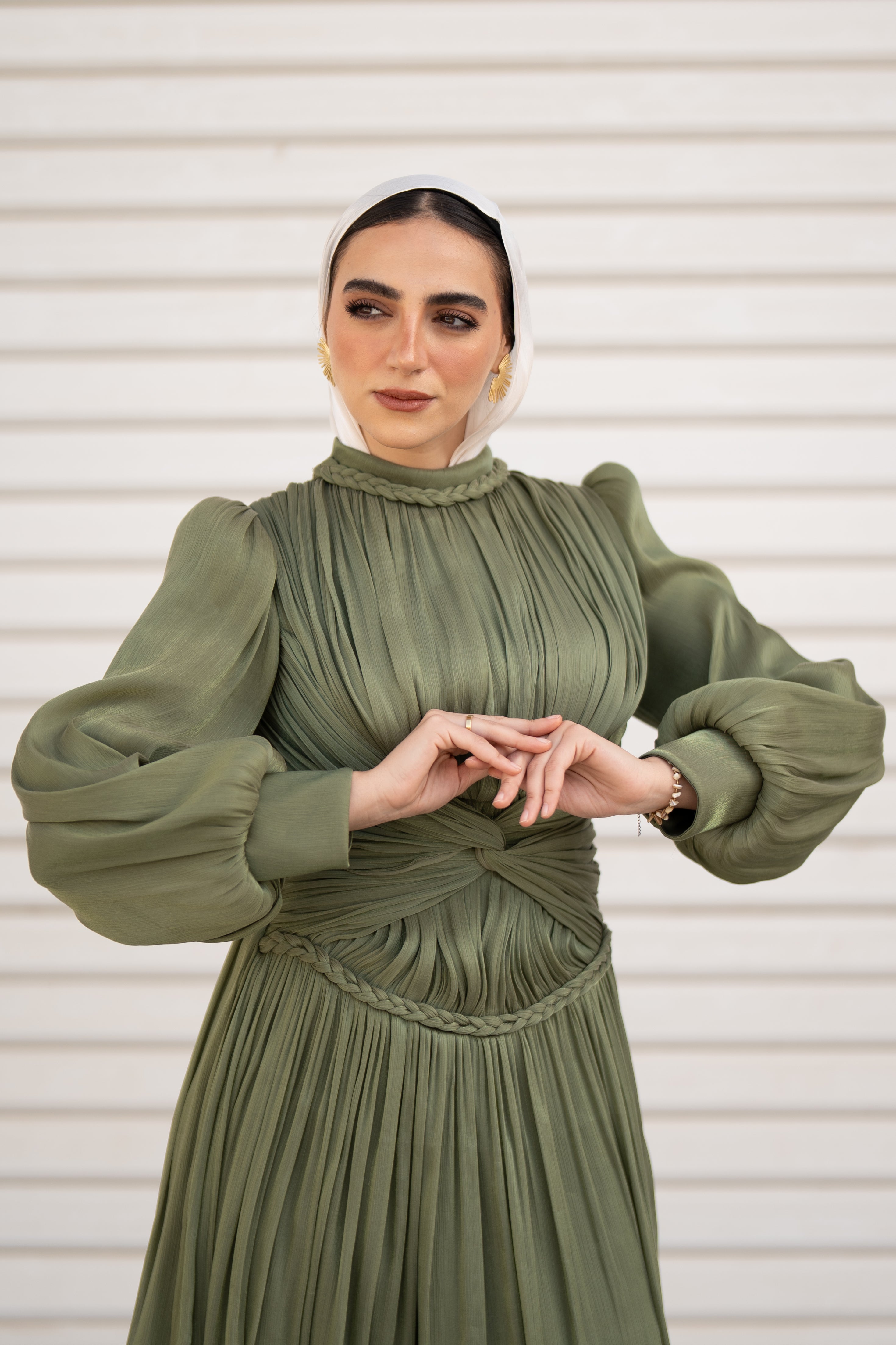 Lyra Dress- Green