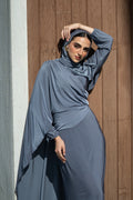 Sara Dress - Slate Blue