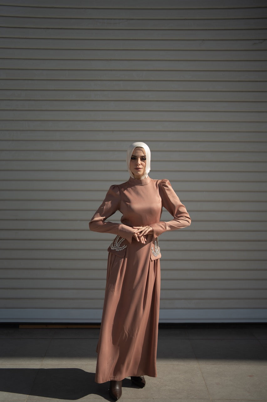 Amara Dress - Camel