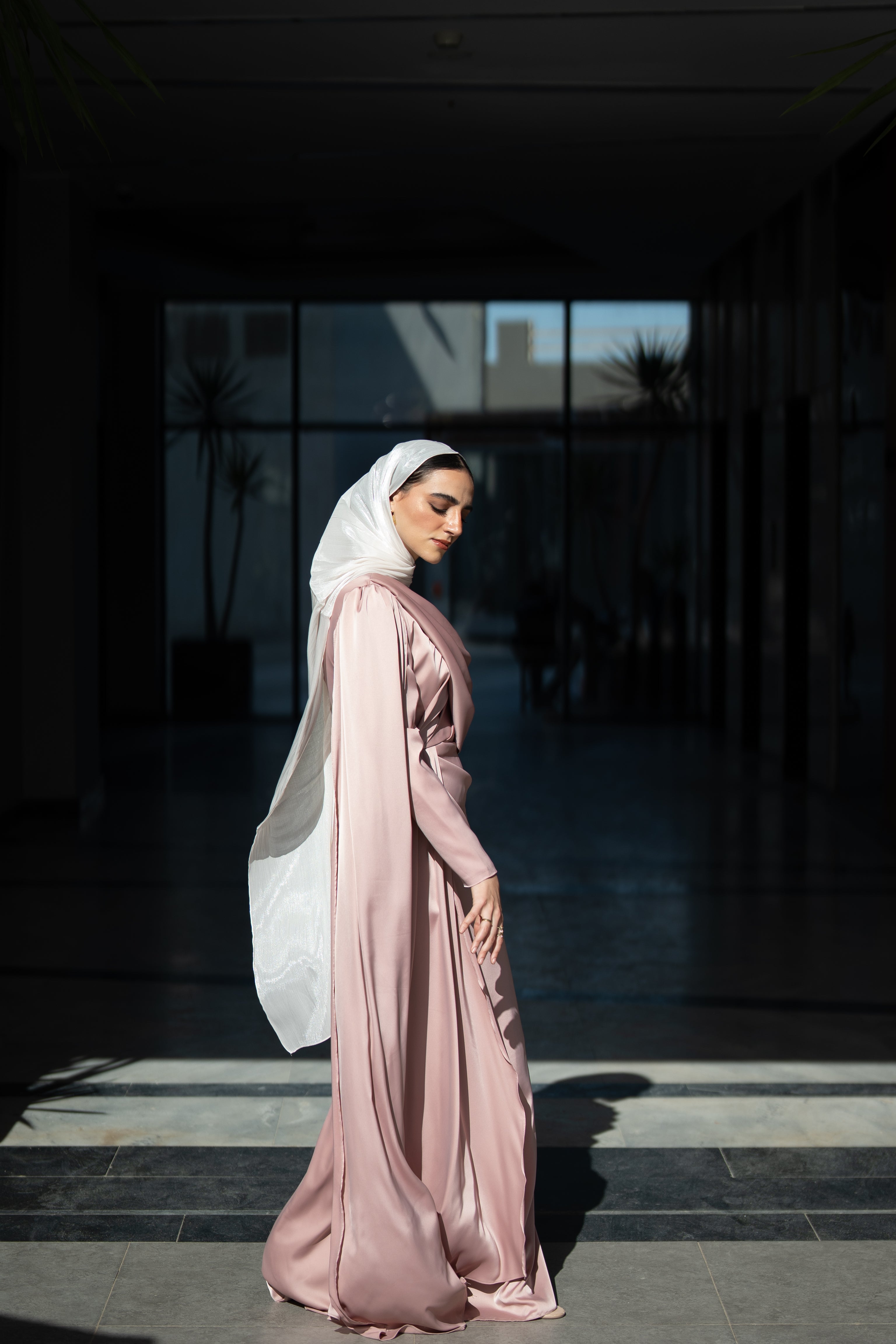 Nadia Dress - Blush Pink