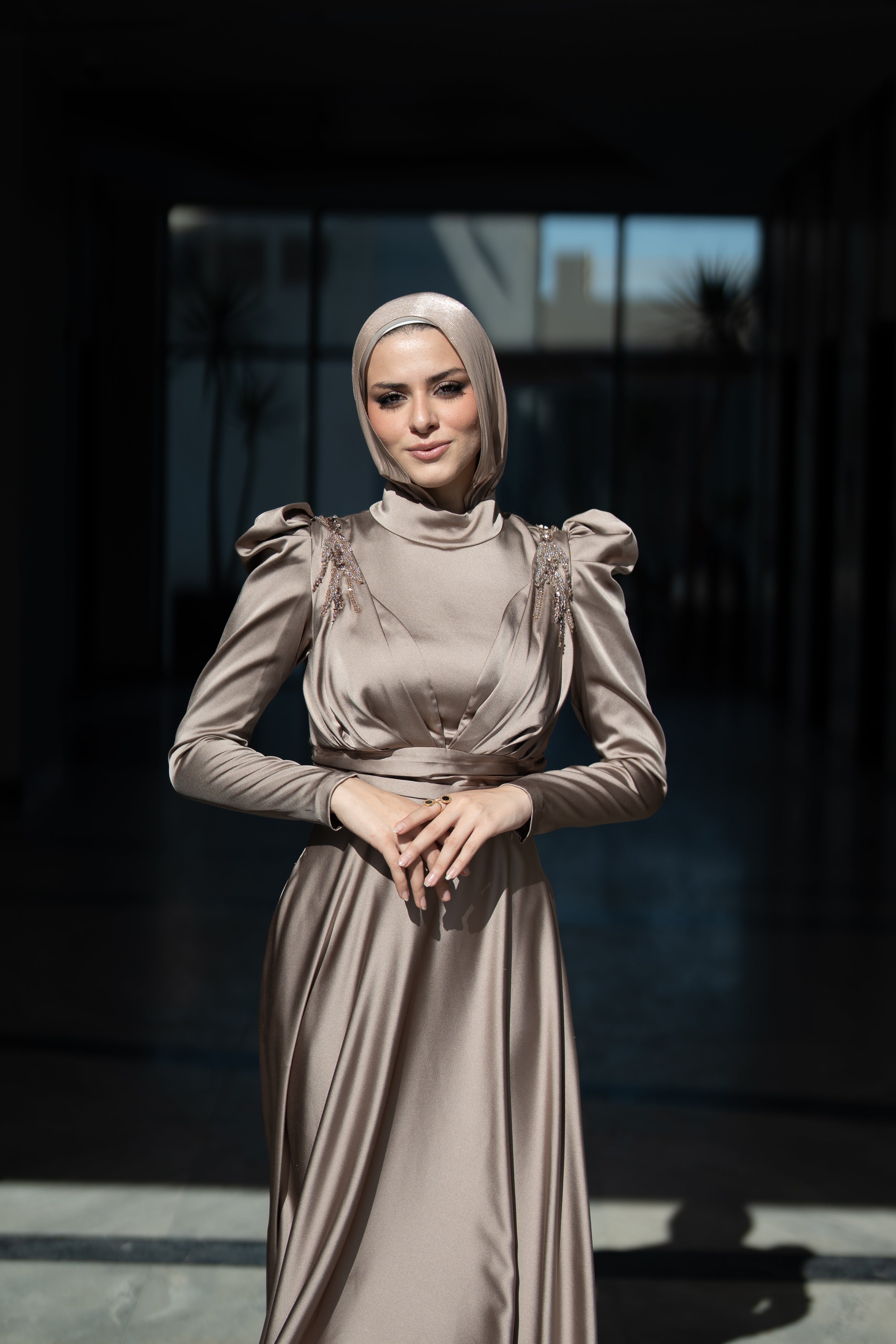 Layla Dress - Champagne