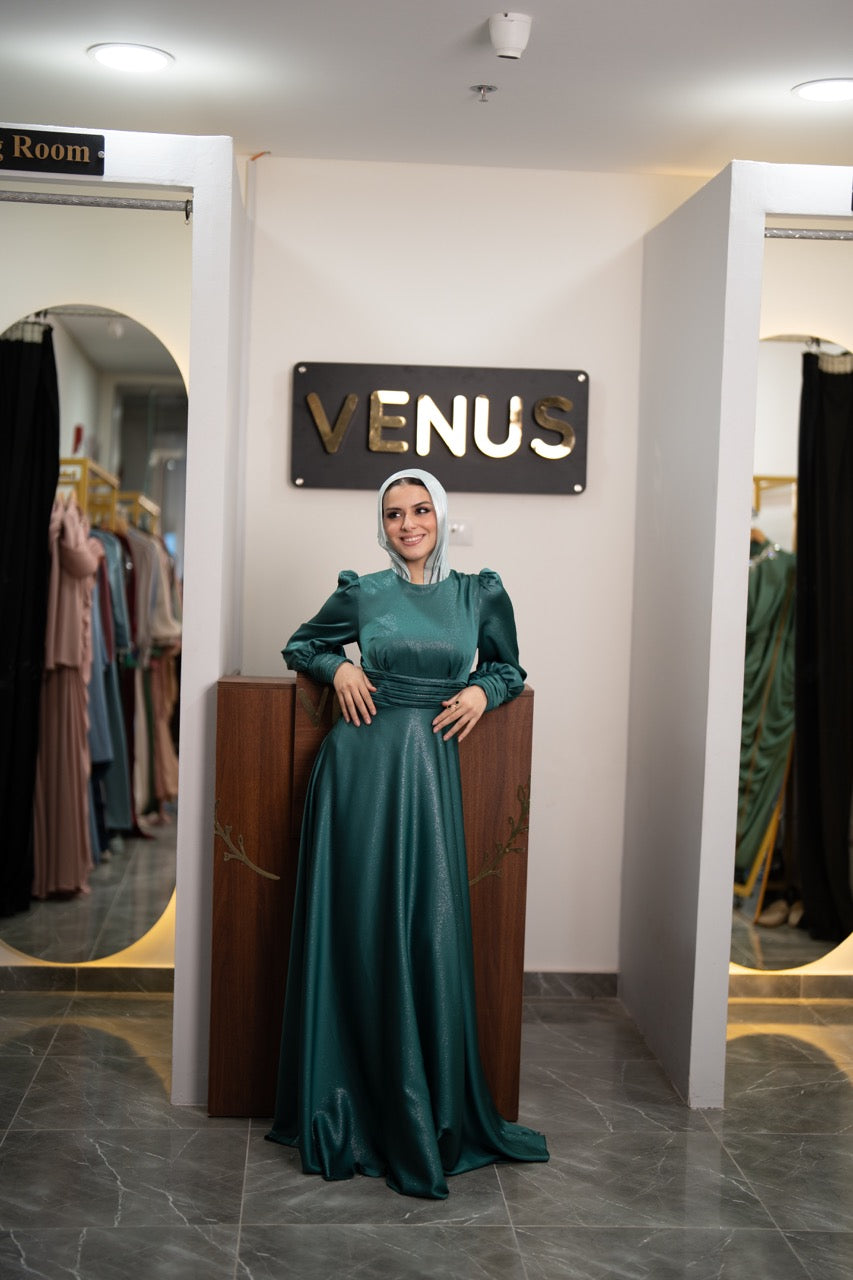 Sophia Dress - Turquoise