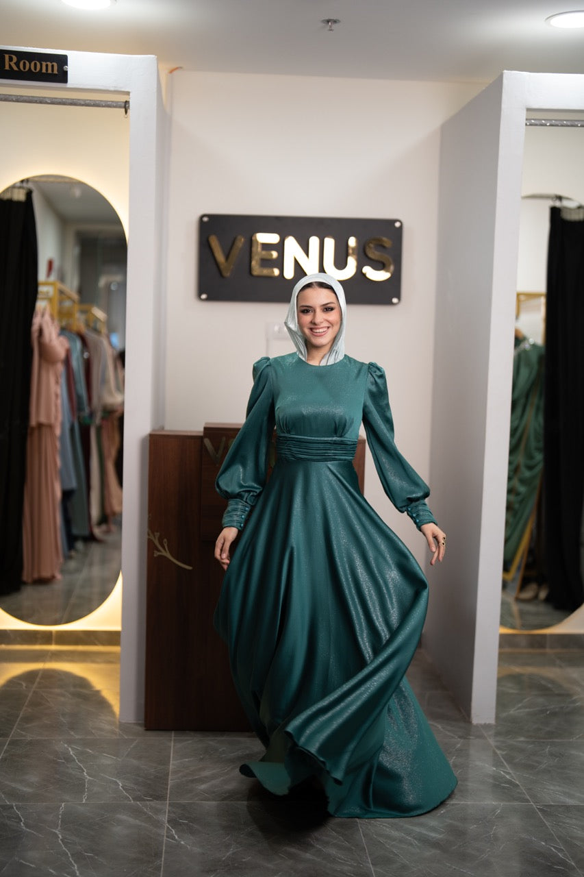Sophia Dress - Turquoise