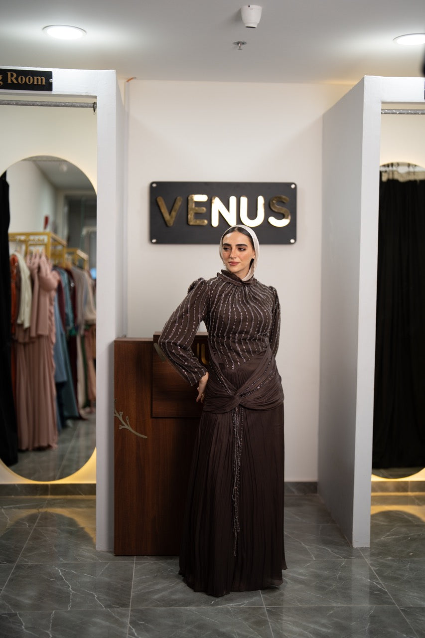 Chocolate Dress - Brown