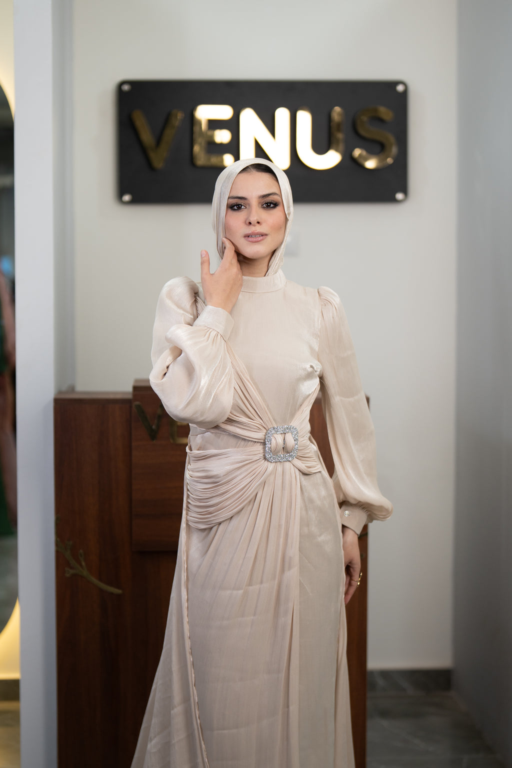 Anastasia Dress - Champagne