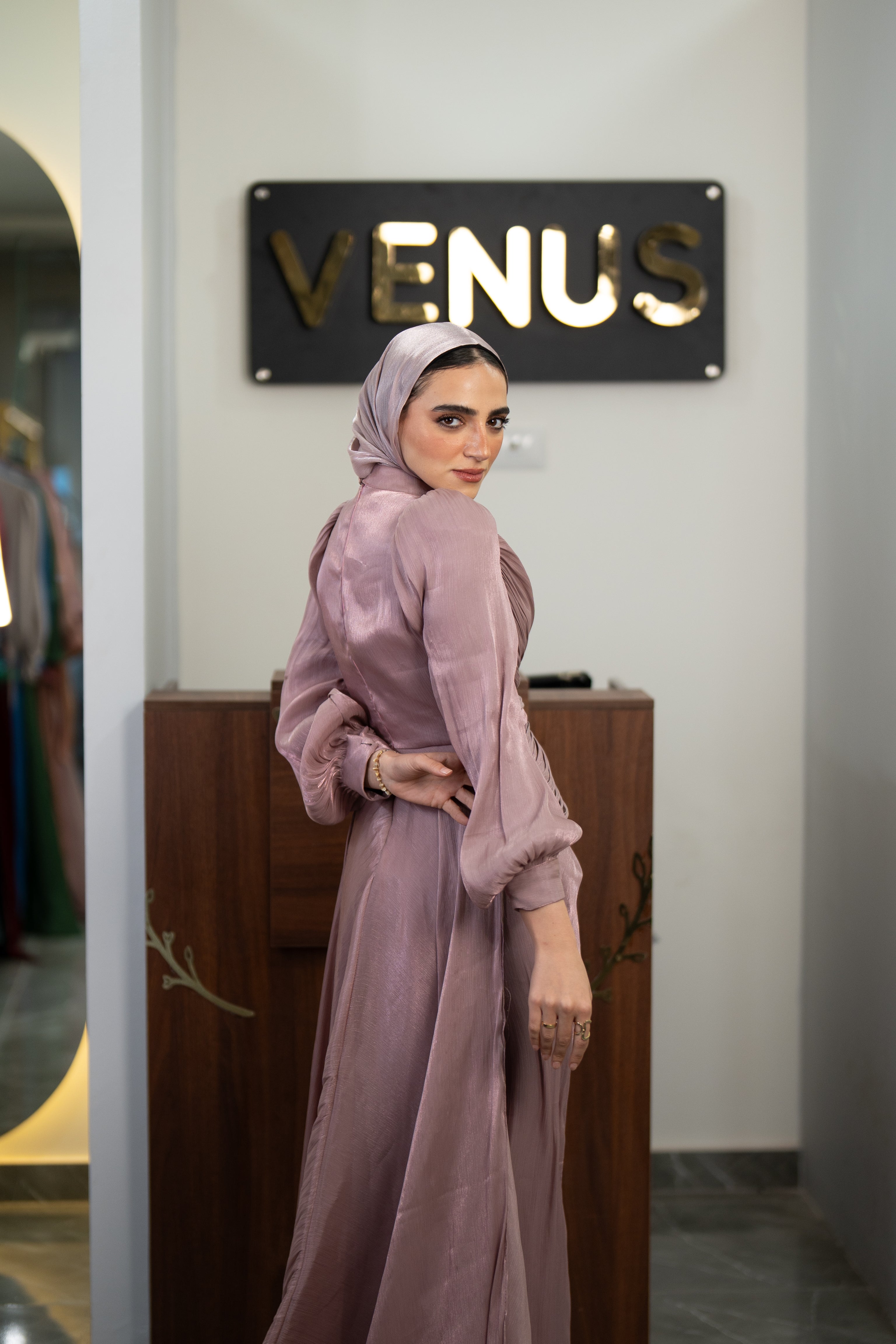 Anastasia Dress- Rose