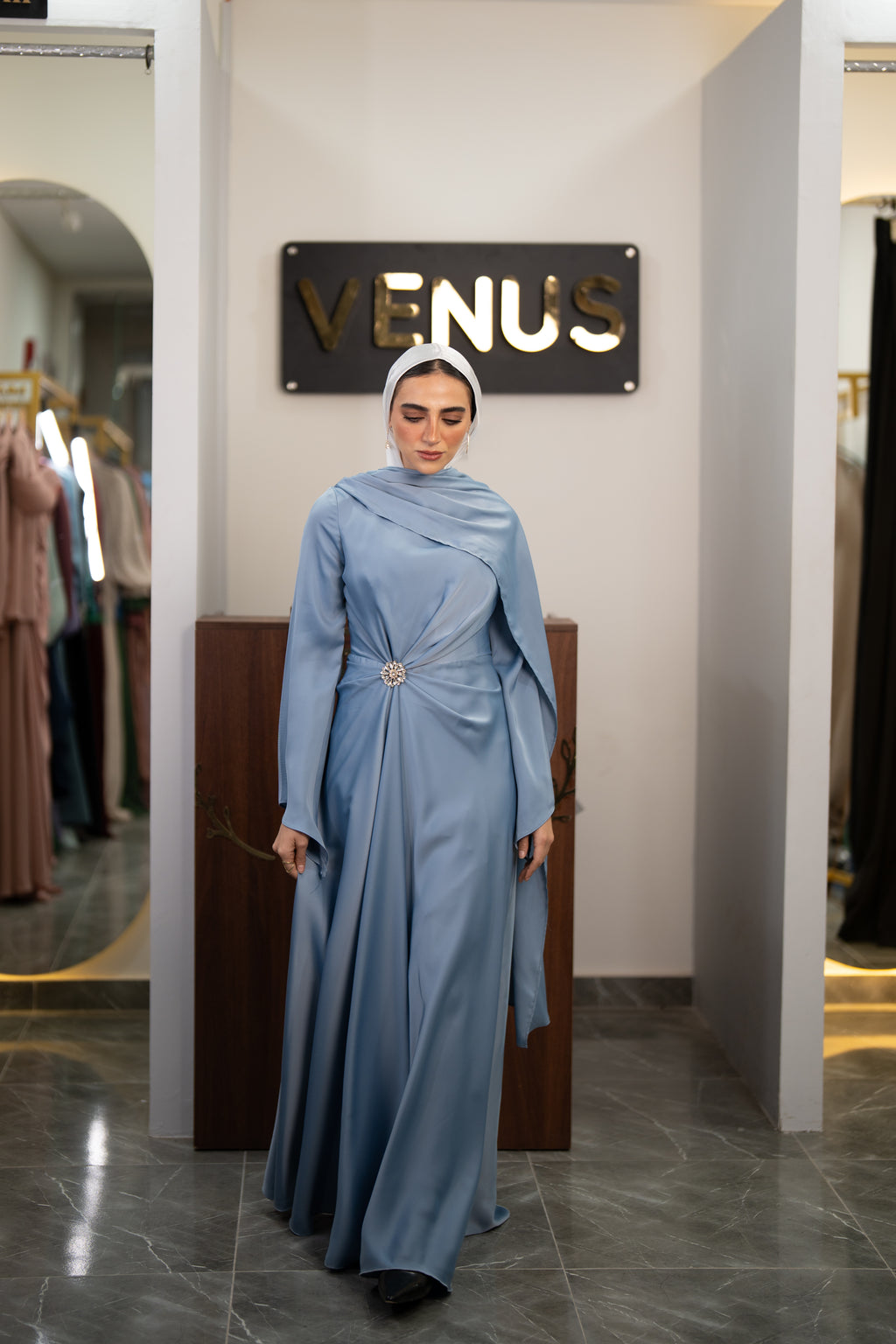Celestine Dress - Blue