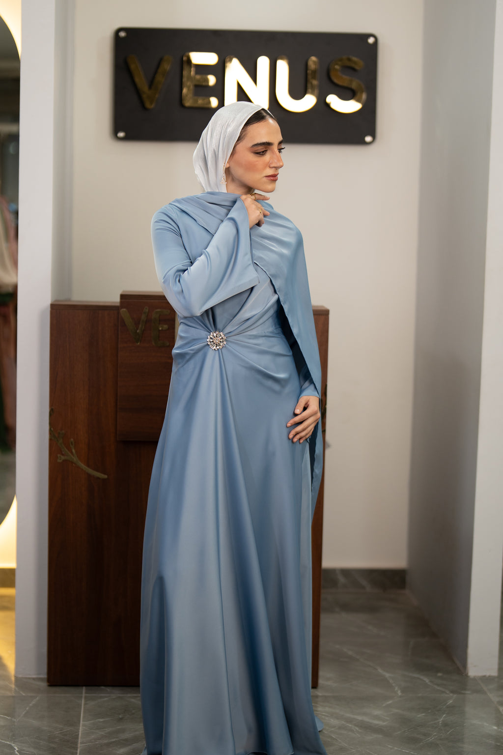 Celestine Dress - Blue