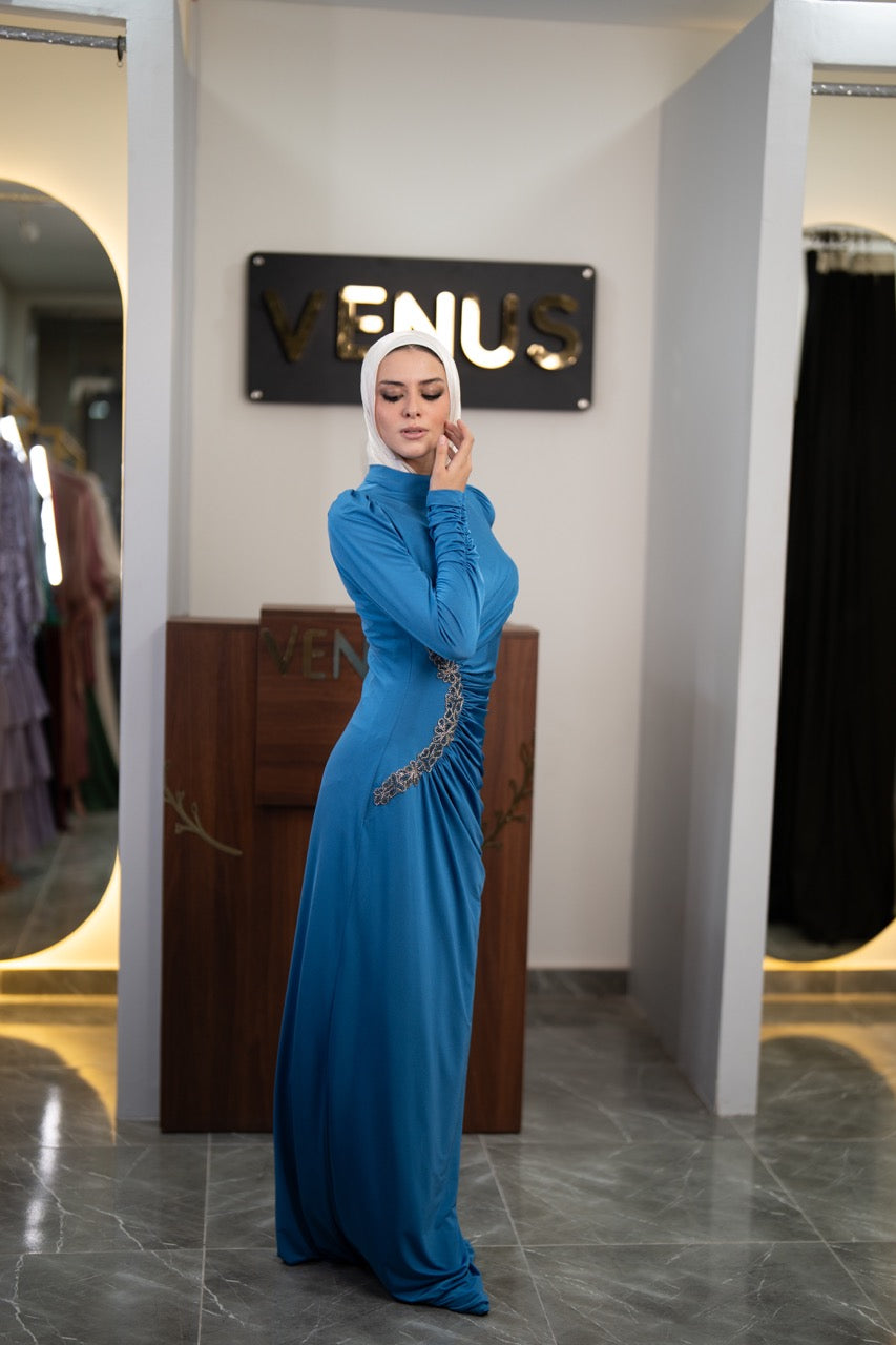 Maya Dress - Sky Blue