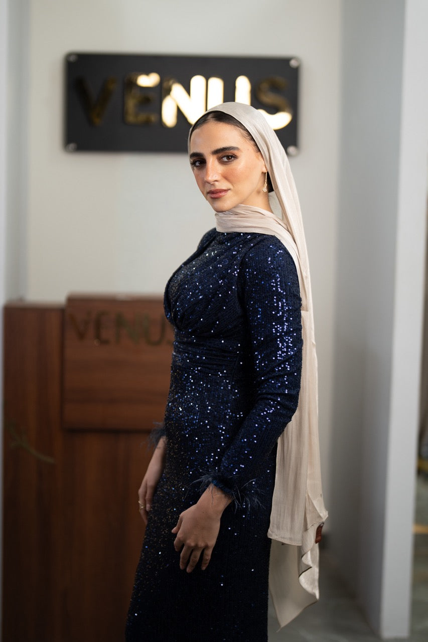 Glamour Dress - Navy