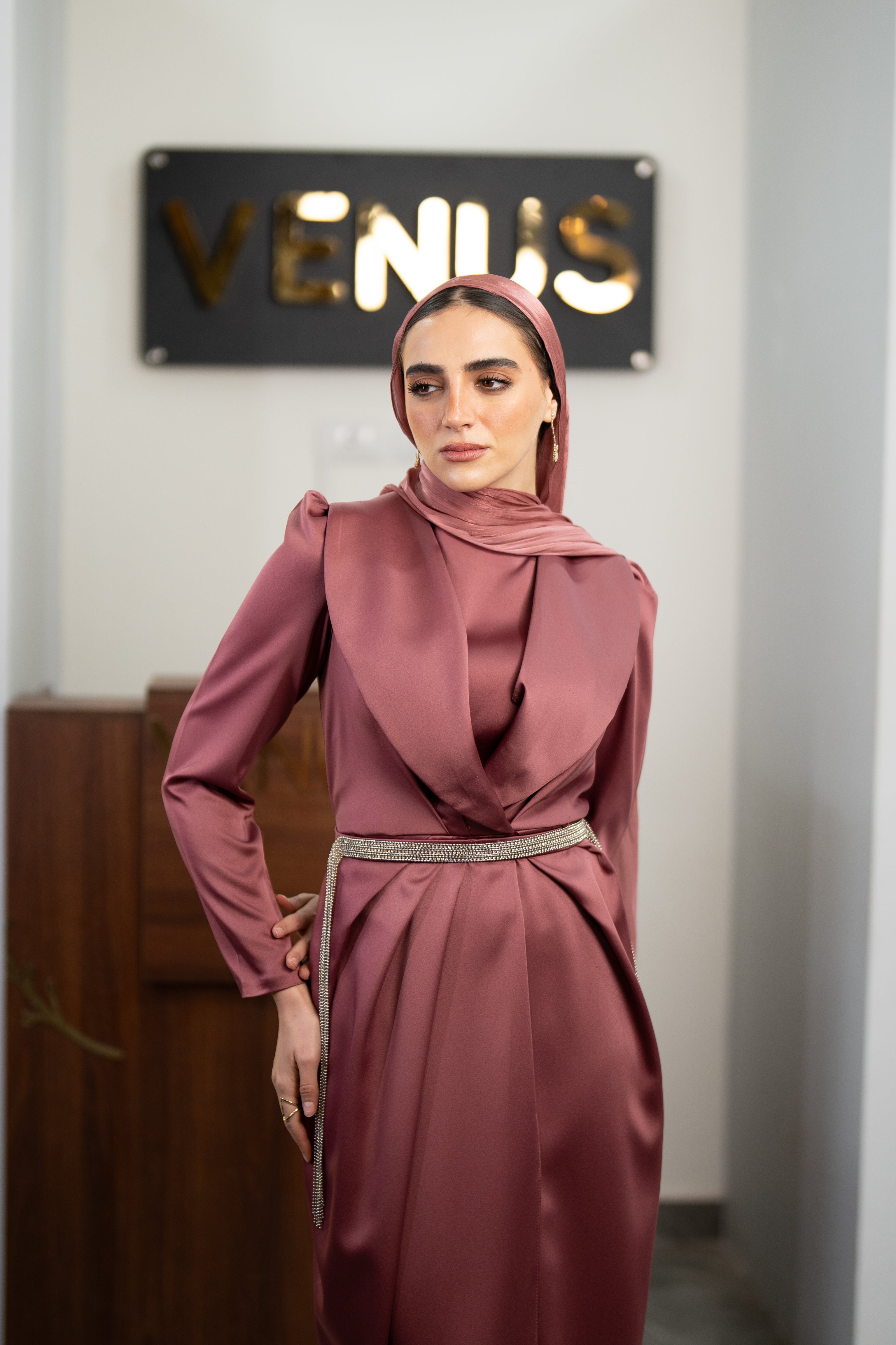 Rosewood Dress - Mauve