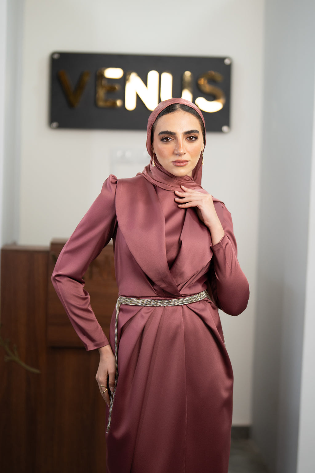 Rosewood Dress - Mauve