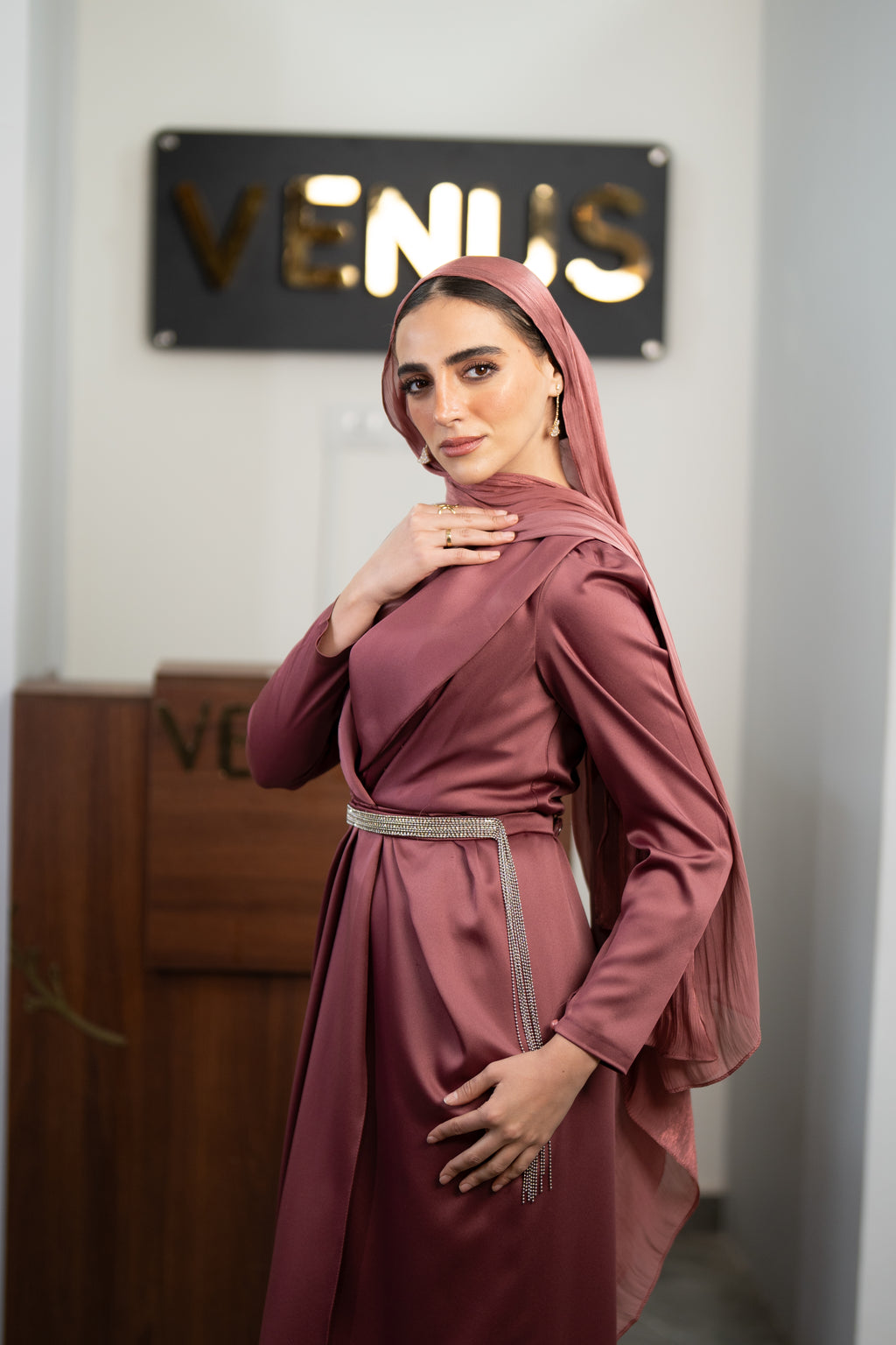 Rosewood Dress - Mauve