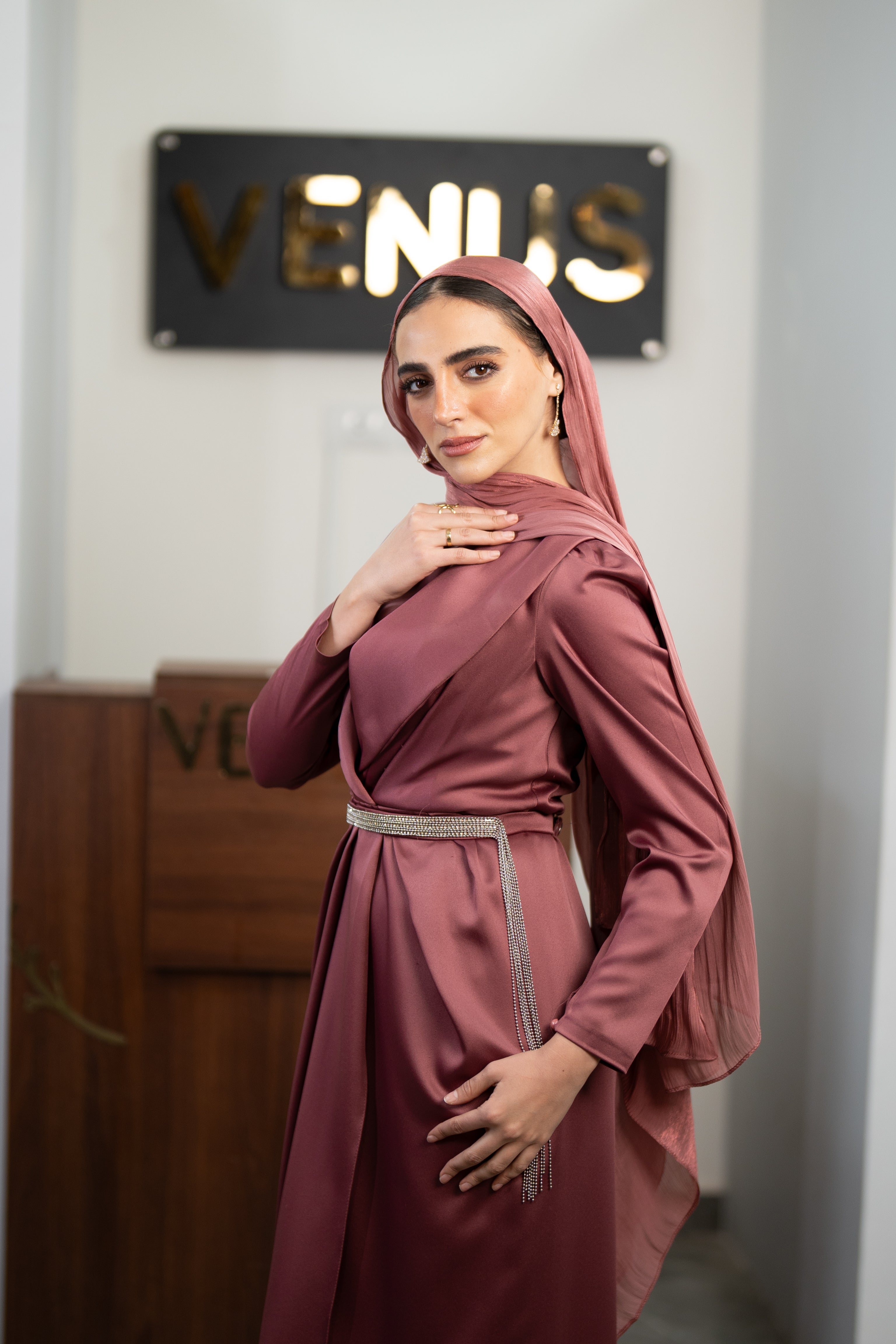 Rosewood Dress - Mauve