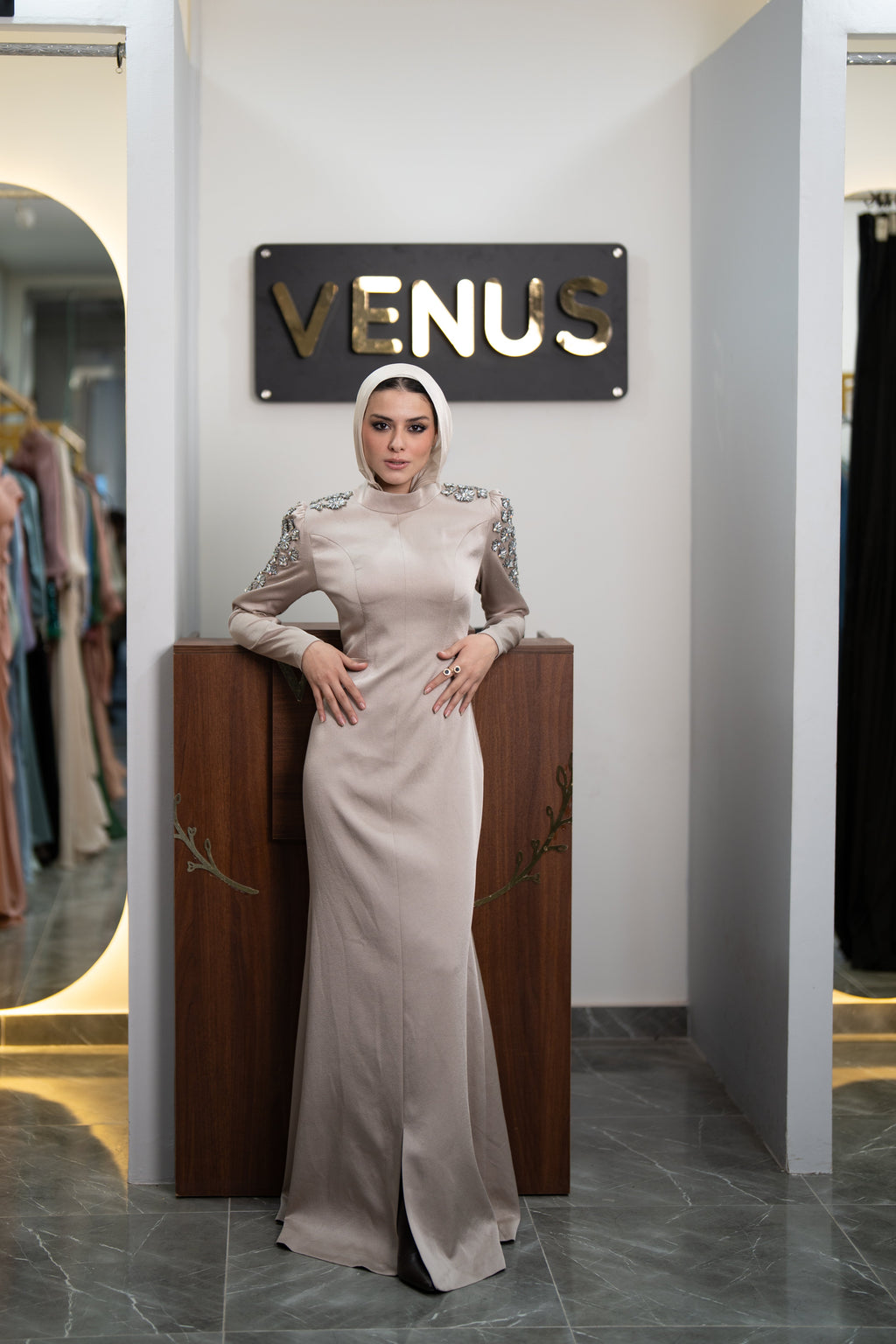 Valentina Dress - Champagne