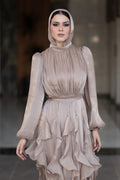 Feza Dress - Taupe