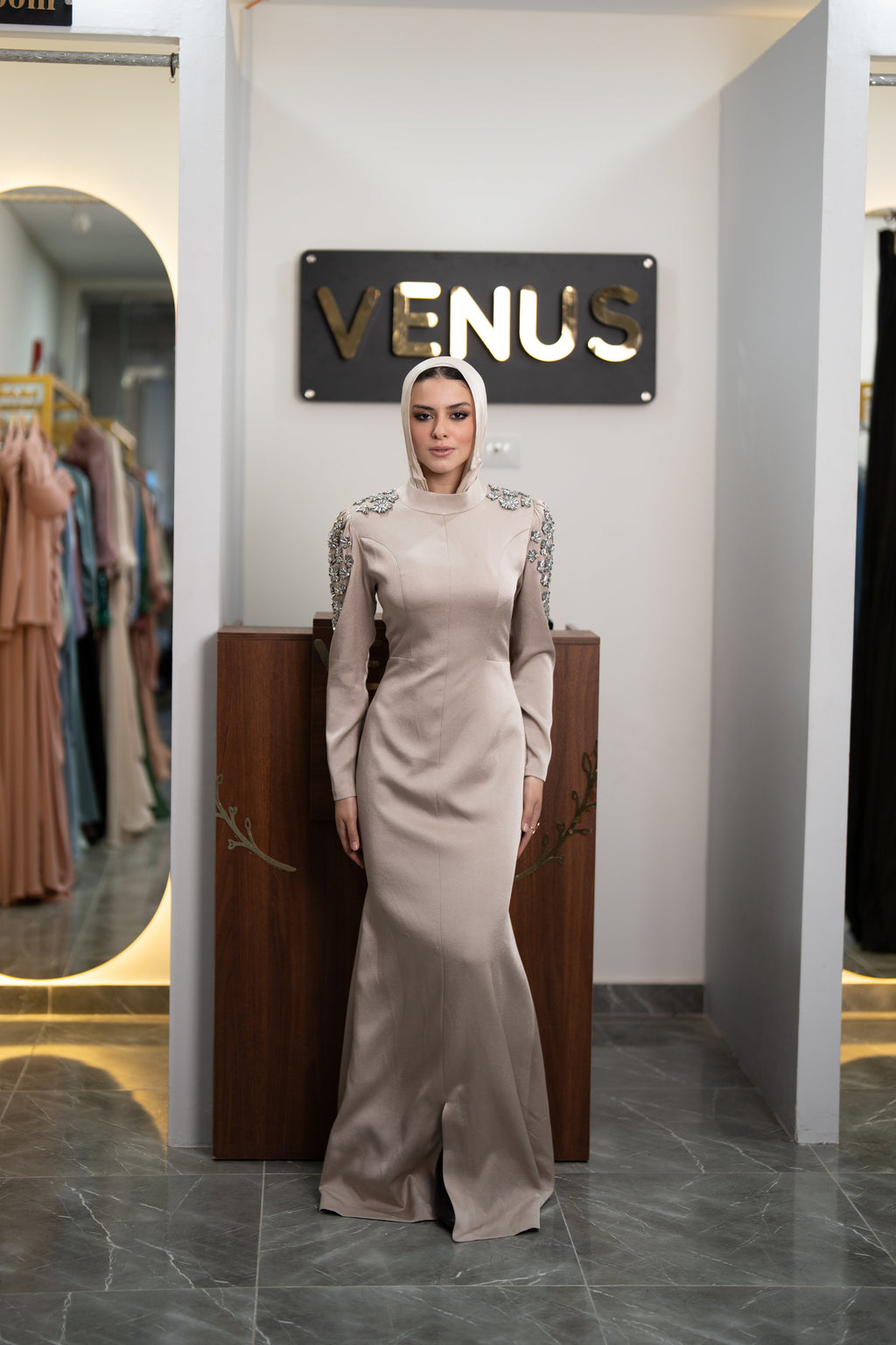 Valentina Dress - Champagne