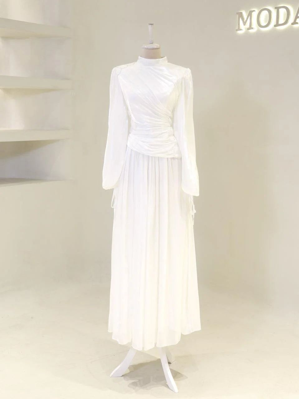 Nora Dress - White