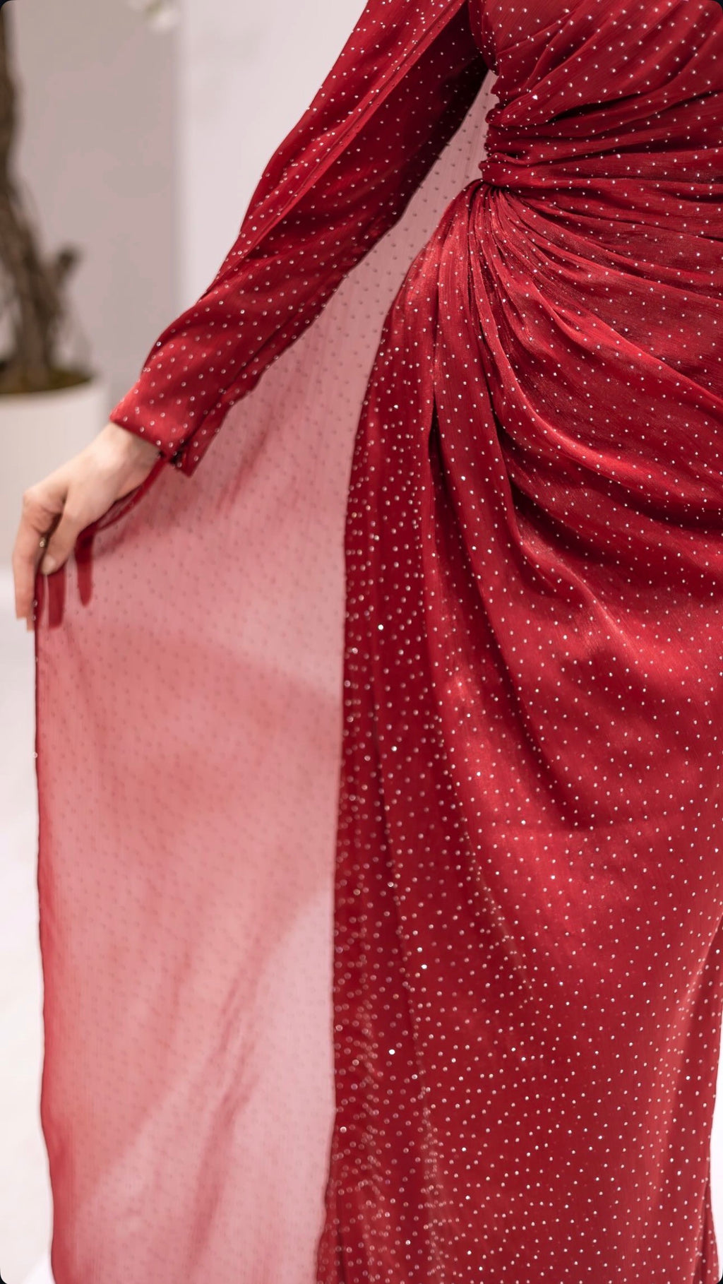 Vivienne Dress - Burgundy