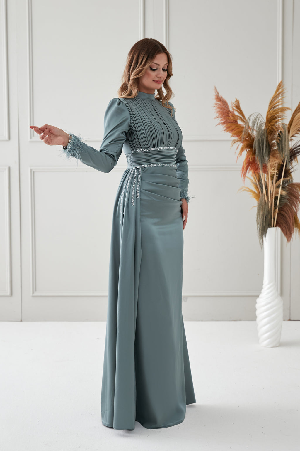 Olivia Dress - Sage Green