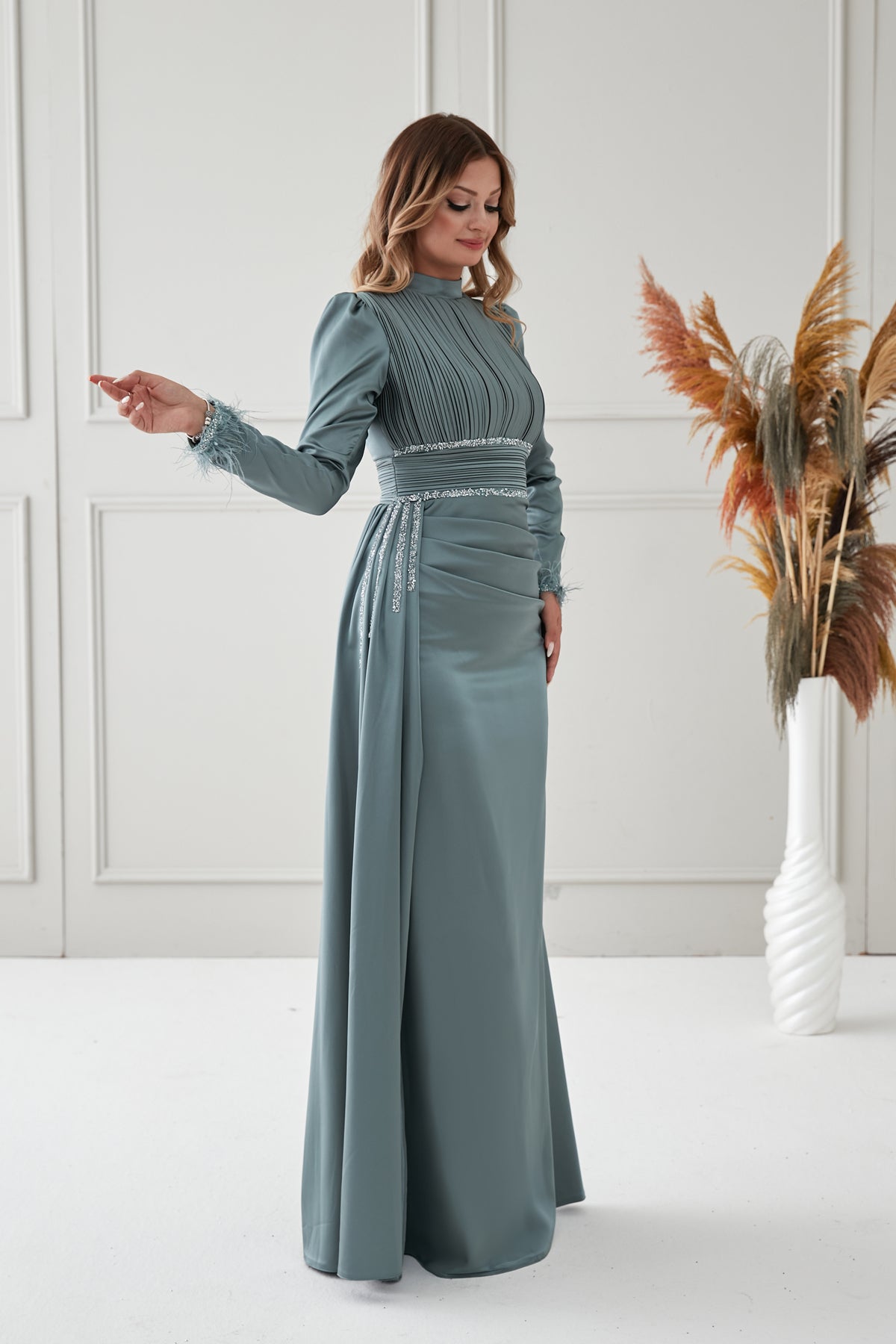 Olivia Dress - Sage Green