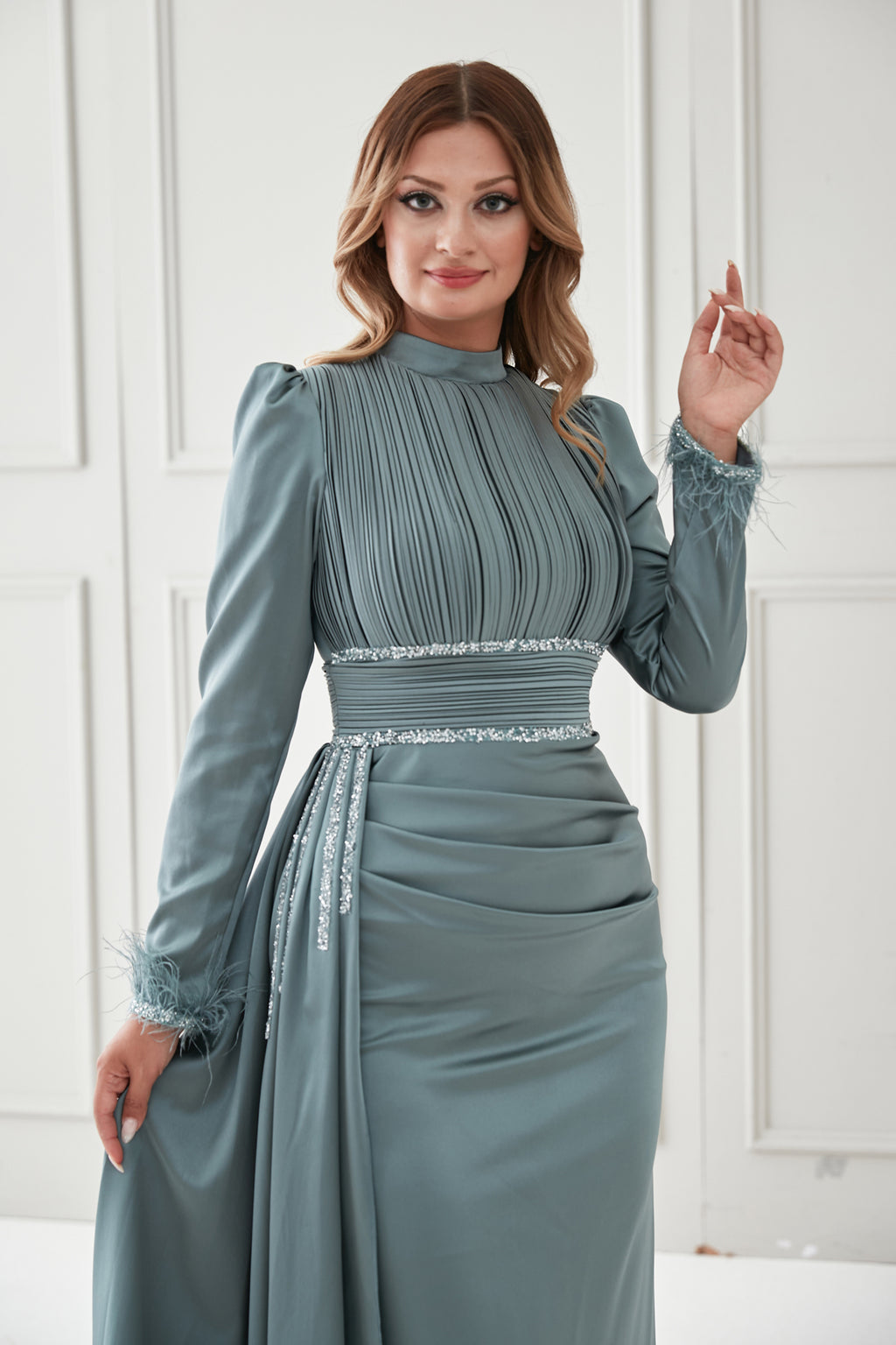 Olivia Dress - Sage Green