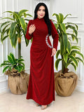 Scarlett Dress - Deep Red