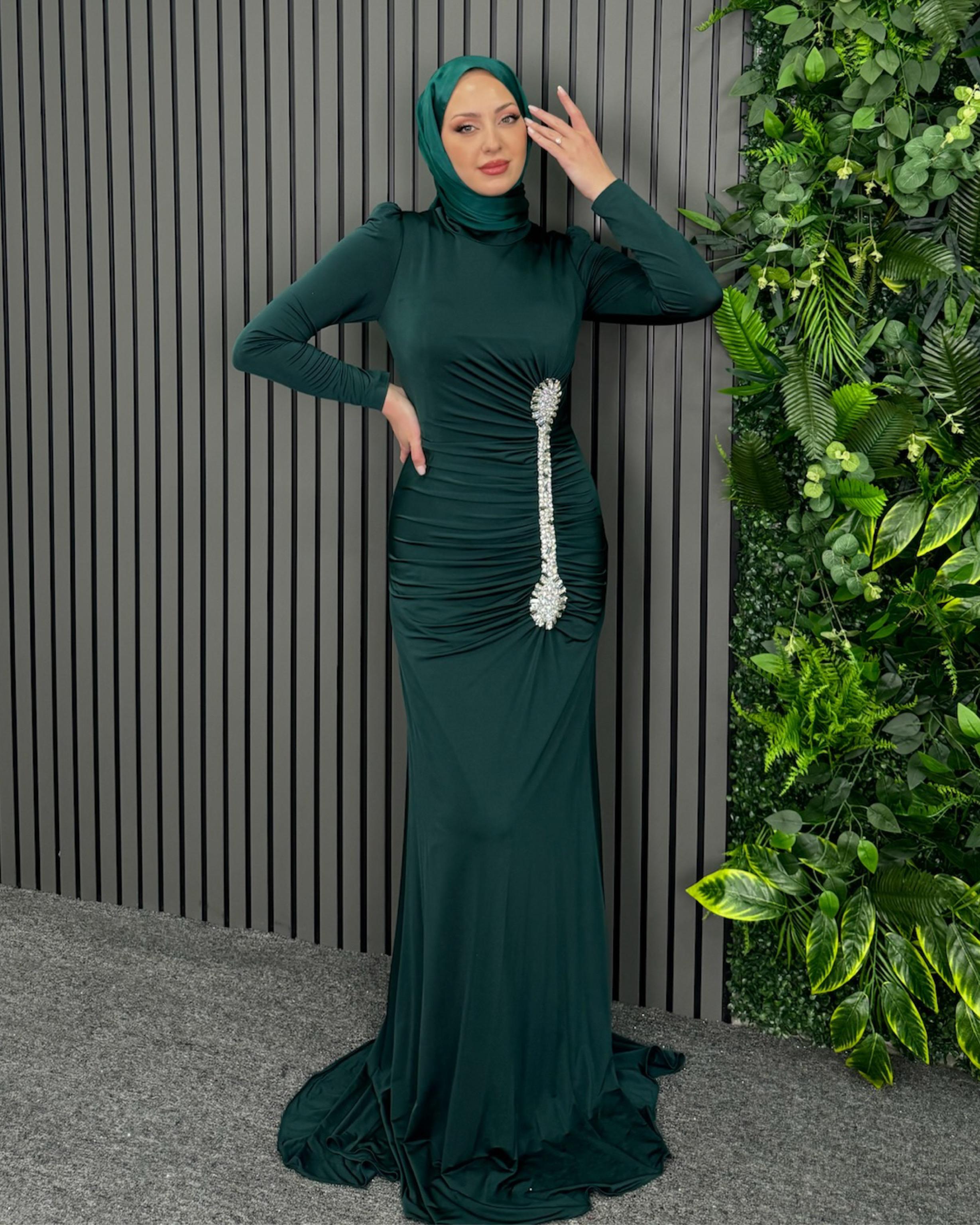 Emerald Dress - Forest Green