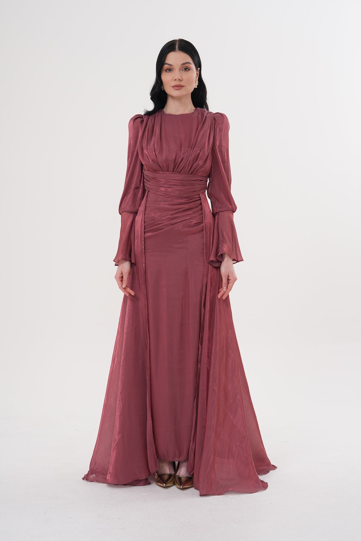 Camilla Dress - Dusty Rose