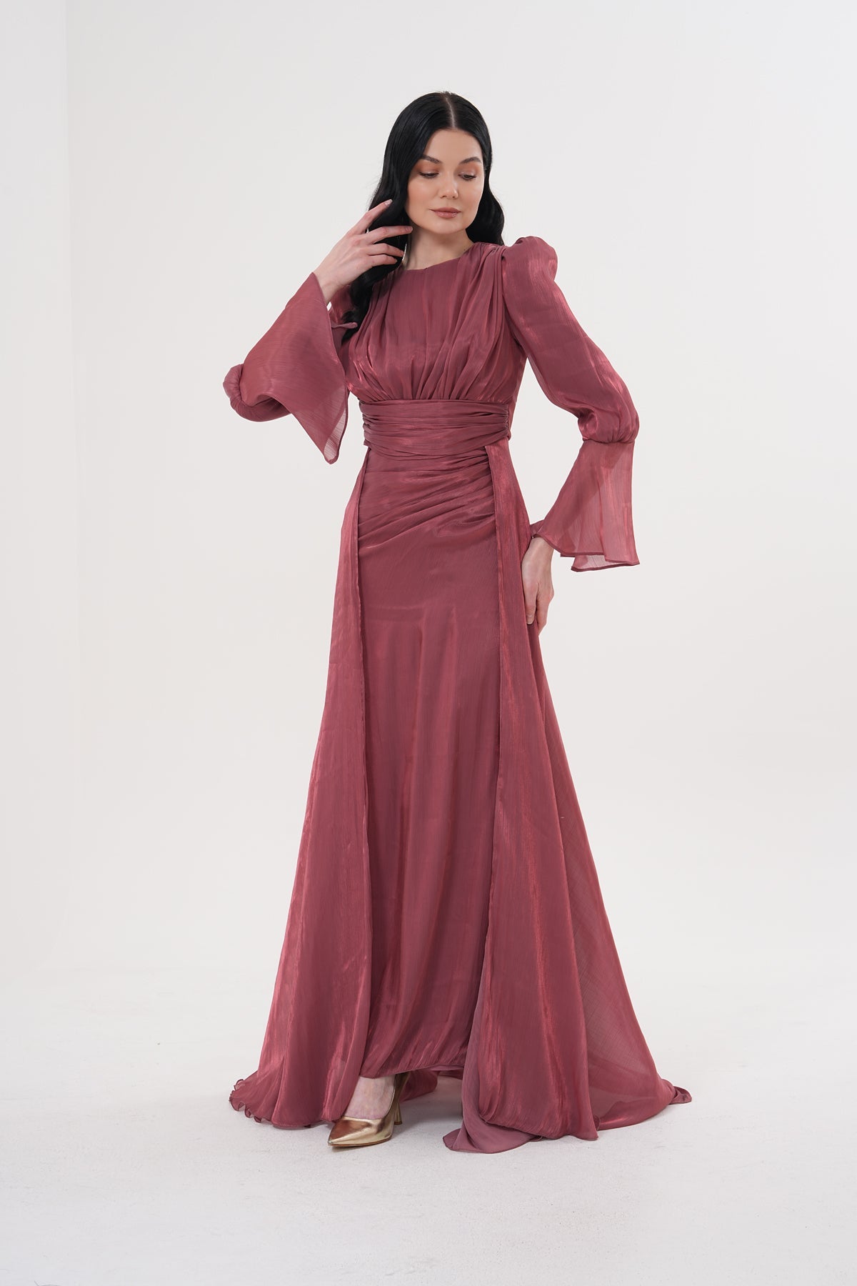 Camilla Dress - Dusty Rose