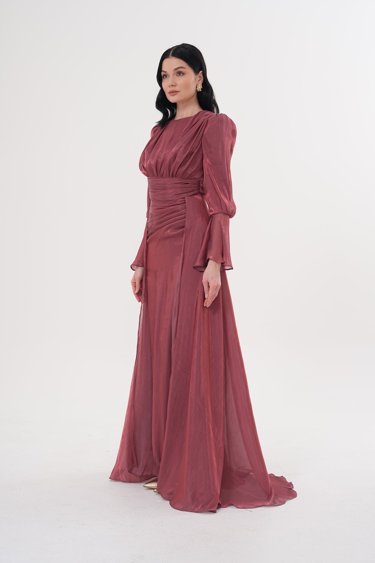 Camilla Dress - Dusty Rose