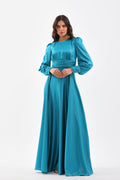Sophia Dress - Turquoise
