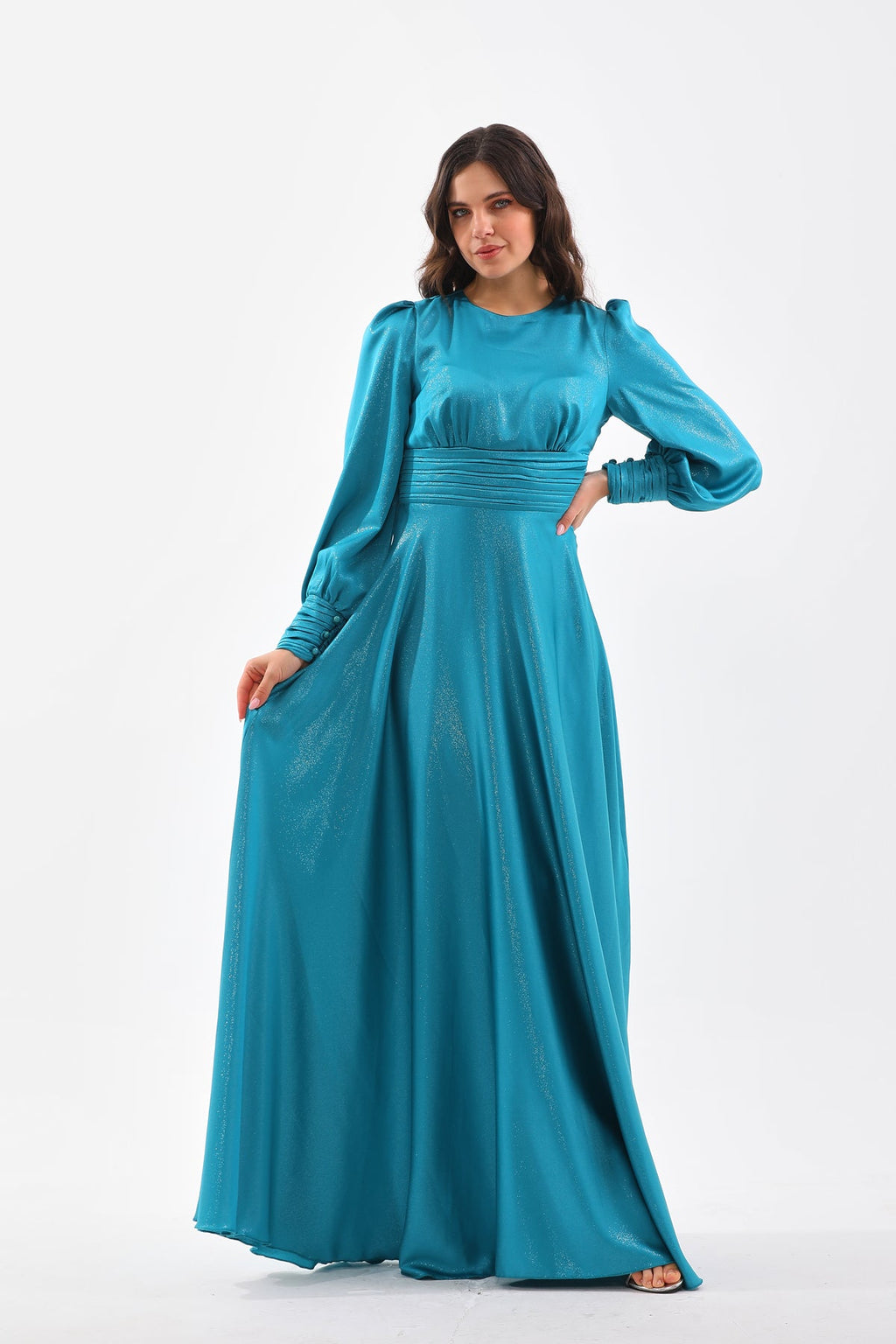 Sophia Dress - Turquoise