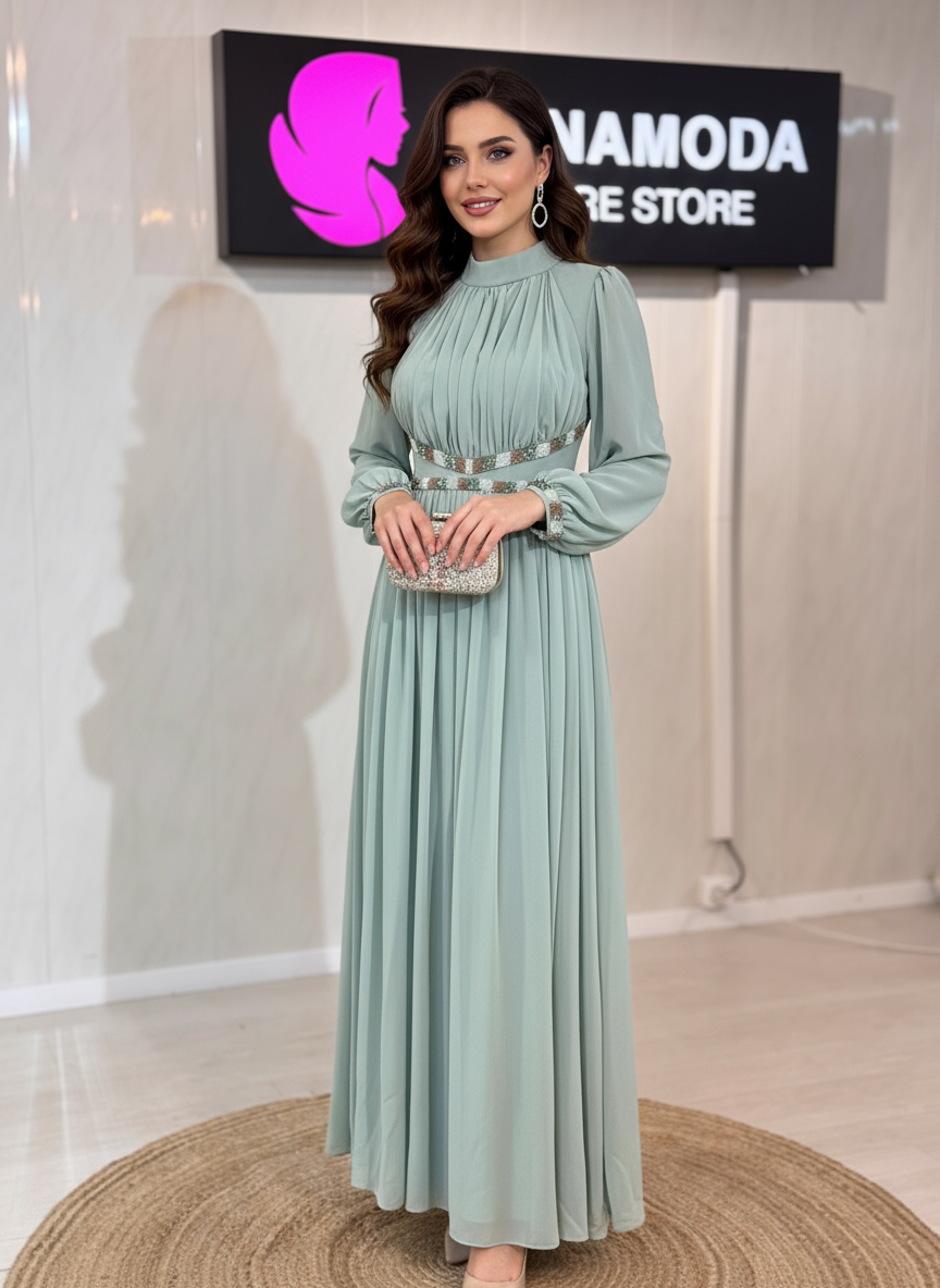 Diana Dress - Mint Green