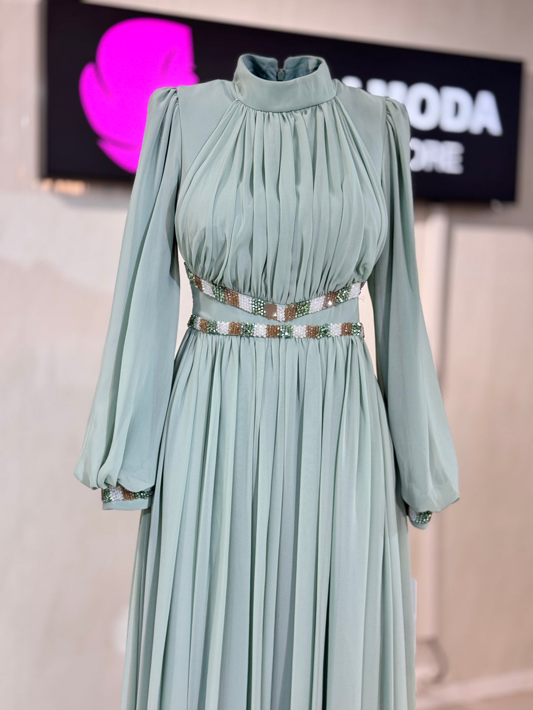 Diana Dress - Mint Green