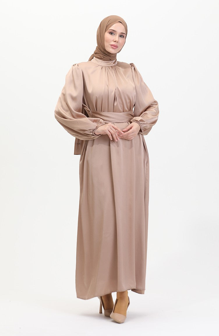 Helena Dress - Taupe