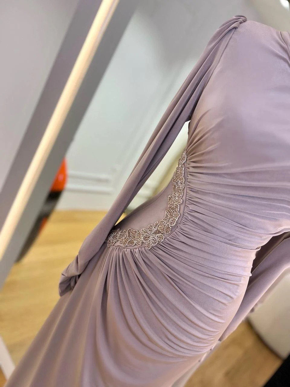 Serena Dress - Dusty Mauve