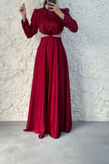 Crimson Dress - Red