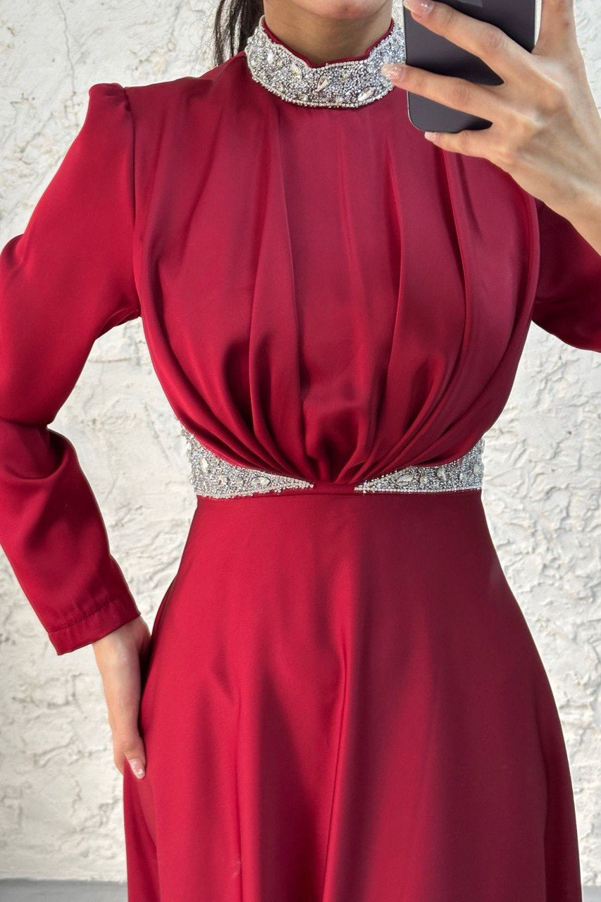 Crimson Dress - Red