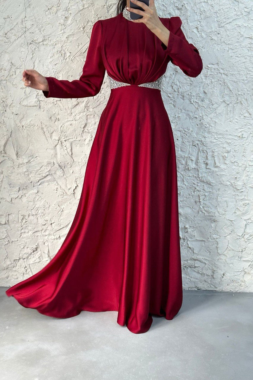 Crimson Dress - Red