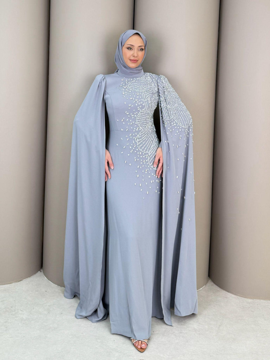 Aysima Dress - Powder Blue