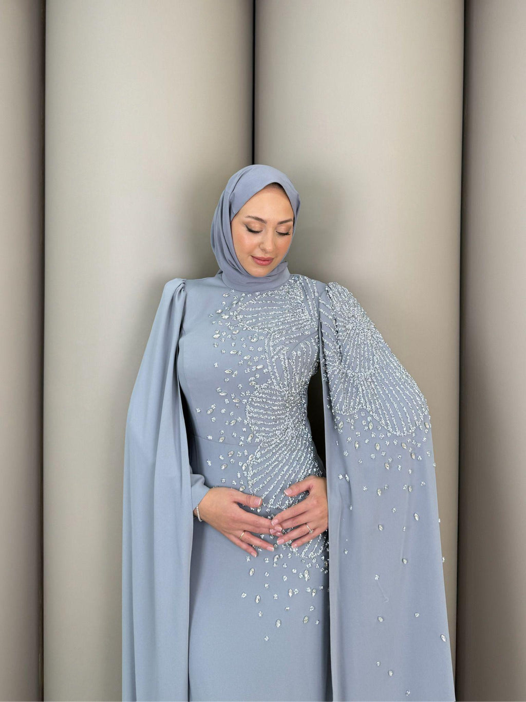 Aysima Dress - Powder Blue